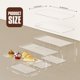thumbnail image 2 of Juego de 6 expositores de mesa de postre, acrílico transparente, con 3 bandejas de postre, platos de bufé, para repostería, alimentos, frutas, dulces para bodas, fiestas de cumpleaños, 2 of 7