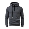 thumbnail image 4 of fheaev Sweat à Capuche pour Hommes Automne, Cardigan à Capuche à Fermeture Éclair, Manches Longues, Poche, Exercice, 4 of 9