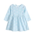 thumbnail image 1 of Odeerbi Niñas Manga Larga Floral Vestido Algodón Princesa Infantil Primavera A-Line Dress, 1 of 3