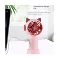 thumbnail image 3 of Mini ventilador De Mano Estilo Secador De Pelo Recargable, Rosa, 3 of 3