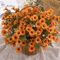 thumbnail image 6 of Goodw7 Artificial Daisies Fall Floral Arrangements, Lifelike Plants for Indoor Outdoor Use, Realistic Fake Flowers for Porch Pots Gardens Hanging Baskets Planters, 6 of 7