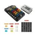 thumbnail image 1 of FlyFlise Universal 12 Ways Fuse Block Car Fuse Holder With Negative Electrode Vehicle, 1 of 8