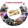 thumbnail image 5 of Treedix 6 Pairs Banana Plugs Audio Gold Plated Speaker Connector for Speaker Wire、Audio 、Video Receiver, 5 of 5