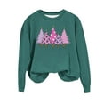 thumbnail image 5 of Under 10$ Buigttklop Women'S Christmas Printed Round Neck Long Sleeved Top Loose Fitting Sweater, 5 of 6