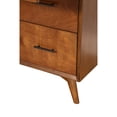 thumbnail image 6 of Flynn Mid Century Modern 4 Drawer Multifunction Chest with Pull Out Workstation Tray in Acorn Finish, 6 of 9