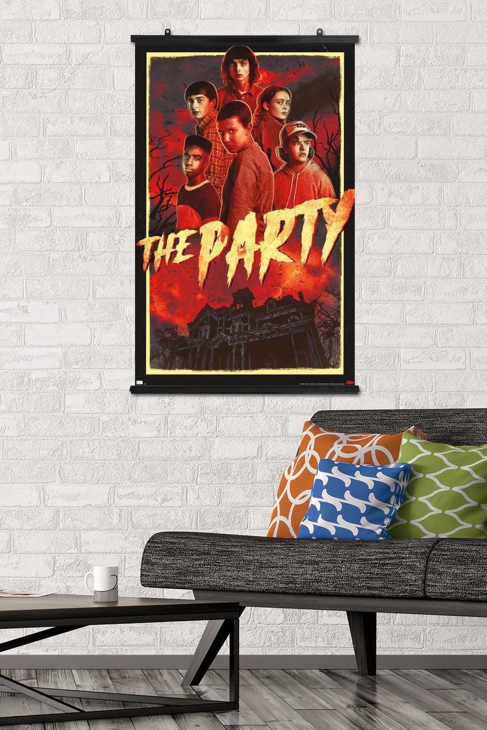 Netflix Stranger Things: Season 4 - The Party Wall Poster with Magnetic Frame