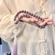 thumbnail image 5 of Pulsera de juguete de mano para estudiante con lema de seis palabras talladas, raíz de Bodhi, temperamento flexible para mujer, artesanía de semillas Bodhi, pulsera de cuentas de oración, 5 of 5