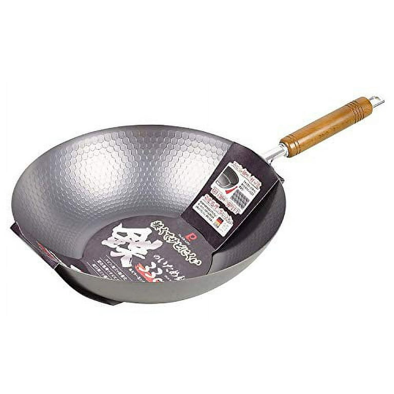 Frying Pan Black 33cm Light and Rust Resistant Iron Pot HB-4292
