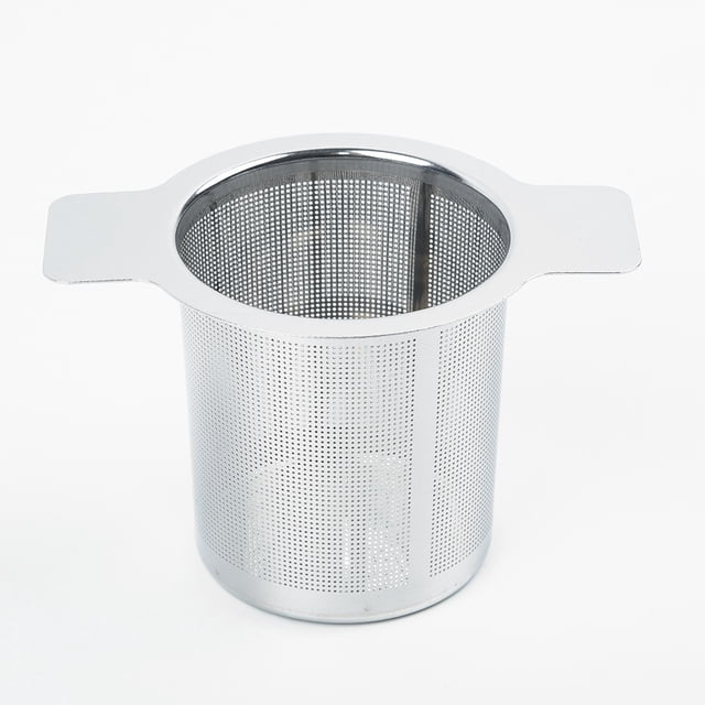 Mesh Tea Infuser Tea Leak Reusable 304 Stainless Steel With Cover Filter Grid Binaural Tea Leak Coffee Mesh Filter Teaware