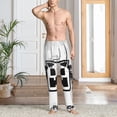 thumbnail image 6 of Lsque Geometry Dash Print Men's Pajama Pants, Lounge Pant - Comfortable Home Wear,Elastic Waistband, Stylish Design-X-Large, 6 of 9