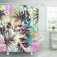 thumbnail image 1 of ABPHQTO Red Forest Exotic Tropical Pattern Ink Brush Strokes Diseño en Doodle Estilo Grunge Cortinas de ducha de baño impermeables Set 165x180 cm ABPHQTO PKNMT66x72Shower-9967, 1 of 2
