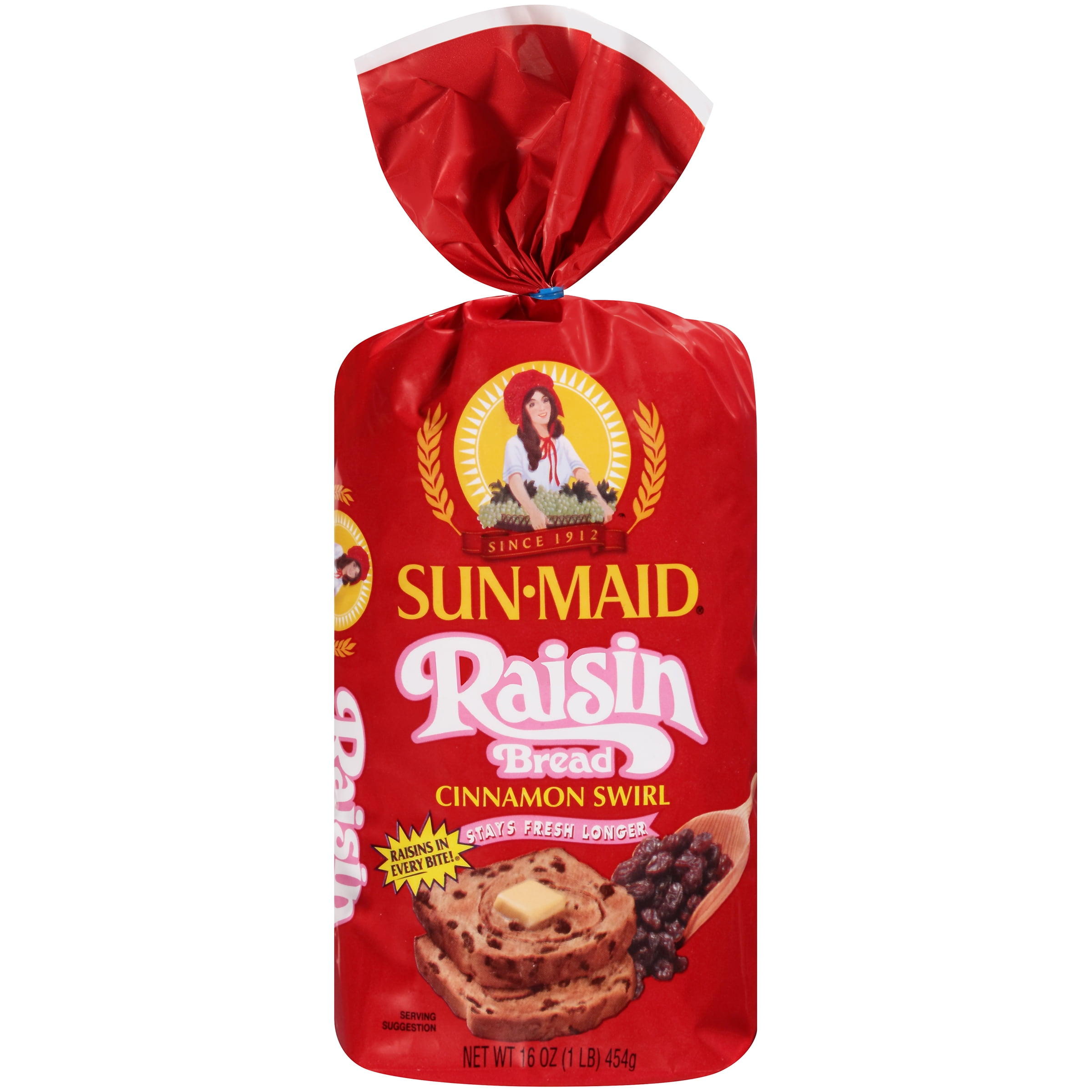 SunMaid Raisin Bread Cinnamon Swirl, 16 oz