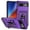purple, variant on For Google Pixel 8A Kickstand Armor Case with Slide Camera Lens Protection Cover Built-in 360° Rotate Ring Holder Stand Magnetic Military Shockproof Phone Cover Case for Google Pixel 8A,8 Color