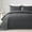 Dark Gray, variant on Exclusivo Mezcla Bed Quilt Set Twin Size for All Seasons, Stitched Pattern Quilted Bedspread/ Bedding Set/ Coverlet with 1 Pillow sham, Lightweight and Soft, Grey