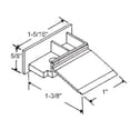 thumbnail image 4 of WRS 1-3/8" Left & Right Hand Vent Clip/Sash Guide Set - Clear, 4 of 4