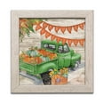 thumbnail image 2 of Gango Home Decor Modern Farmhouse Pick-Up Fall; One 12x12in Art Print in Distressed White Frame, 2 of 4