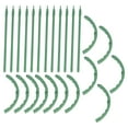 thumbnail image 1 of Estaca para plantas de jardín, 12 juegos de estacas de soporte para plantas, soporte para plantas semicircular, probado profesionalmente, 1 of 8