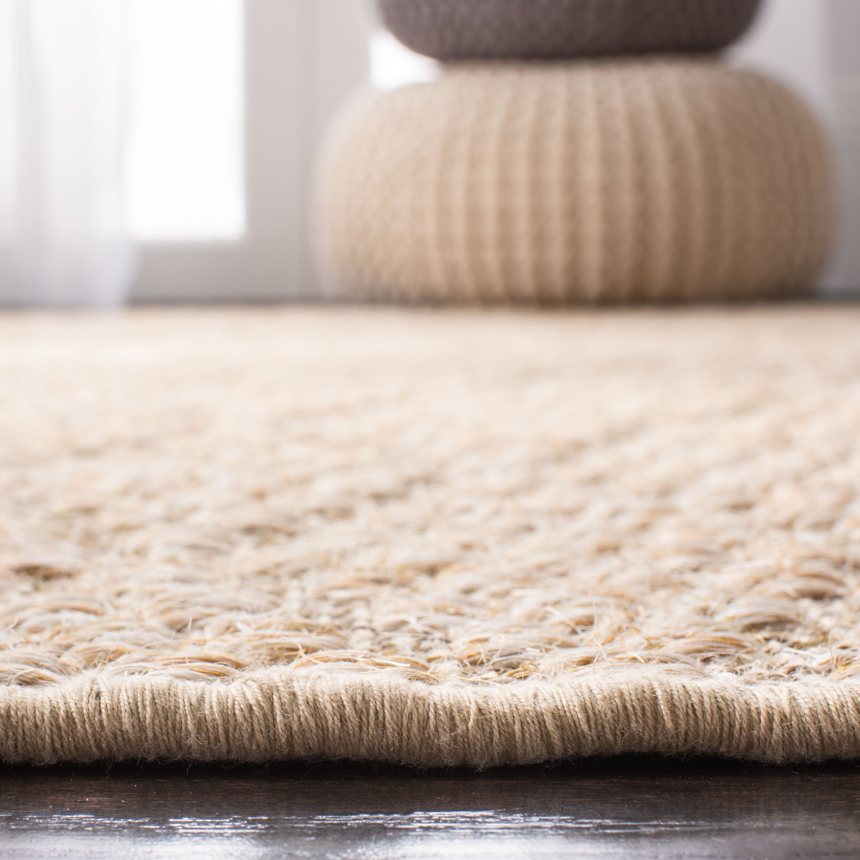 SAFAVIEH Palm Beach Bairre Geometric Area Rug, Beige, 9' x 12'
