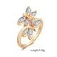 thumbnail image 5 of Fiudx Ofertas Relámpago Joyería Femenina De La Moda De Los Diamantes De La Moda De Las Señoras, 5 of 6