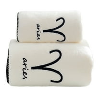 Qocolhg Cotton Bath Towel Hand Towel - Soft Bath Towels for Bathroom Thick Bath Towels Set Absorbent Quick Dry Oversized Bath Towels for Adults Home Gym Pool Shower Large Towel for Bathroom, White