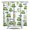 Green, variant on Cute Lemon Shower Curtain - Yellow Fruit & Bees Floral Design Waterproof Hotel Style Bathroom Drapes 84" x 72"