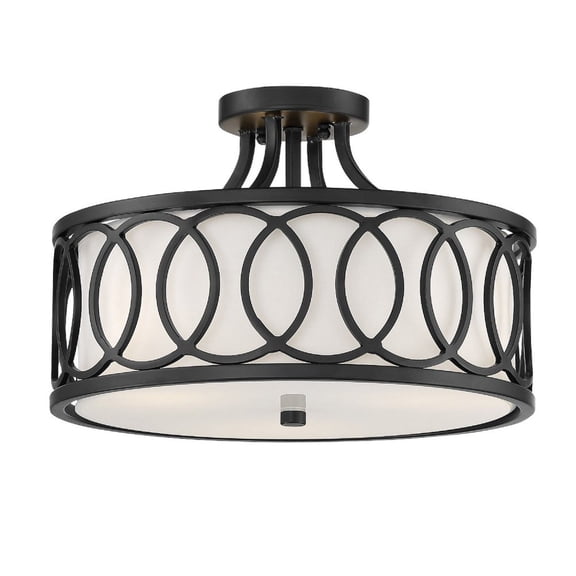 Crystorama Lighting - Three Light Ceiling Mount - Ceiling Mount - Graham - 3