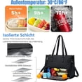 thumbnail image 4 of 2-i-1 väska y lunchväska - 15,6 tum, isolerad lunchväska, kylväska, läckagesäker kylväska, laptopväska para arbete vitWhite, 4 of 5