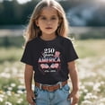 thumbnail image 2 of oqasdz Kids Boys 250th Anniversary USA Shirt Short Sleeve T Shirts Round Neck Tee for Children Daily Wear Fashion Casual Summer Outfits, 2 of 6