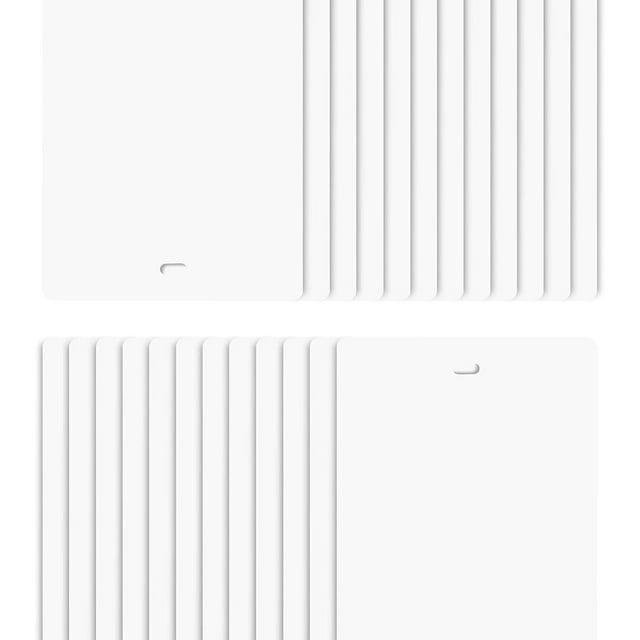 Bilot 82.5" White Vertical Blinds Replacement Slats Sliding Door Window