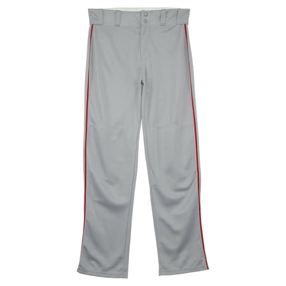 Alleson Relaxed Fit Open Bottom Elastic Waistband Baseball Pants With Braids Mens Style : 605WLB
