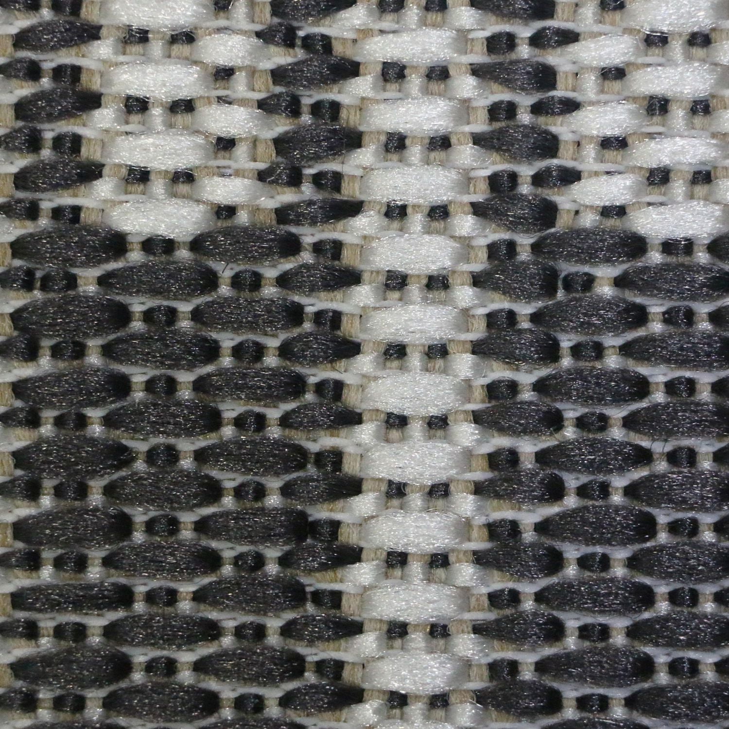 Tapis d'Intérieur-Extérieur Rayures Grises Eden de 7 pi 6 po x 9 pi 6 po 8pi x 10pi