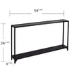 thumbnail image 6 of Bergen Narrow Metal Console Table - Black, 6 of 11