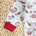 thumbnail image 5 of Gerichy 2PCS Toddler Baby Boy Long Pants Set Cartoon Print Sweatshirt Pullover Tops + Drawstring Sweatpants 6M 12M 18M 24M 3T 4T Kids Casual Sweatsuits, 5 of 7