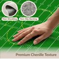 thumbnail image 6 of ODIKA 9'x12' Washable Area Rug Low Pile, Flatwoven, Field Door Football Gridiron Numbers Playbook Arrows Markings for Great Room, Indoor Concept, Large Living, 6 of 7