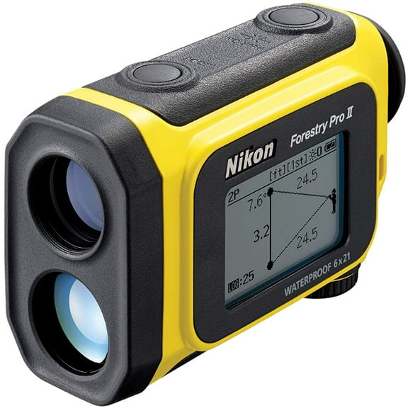 Nikon Forestry Pro II Laser Rangefinder/Hypsometer, Black/Yellow