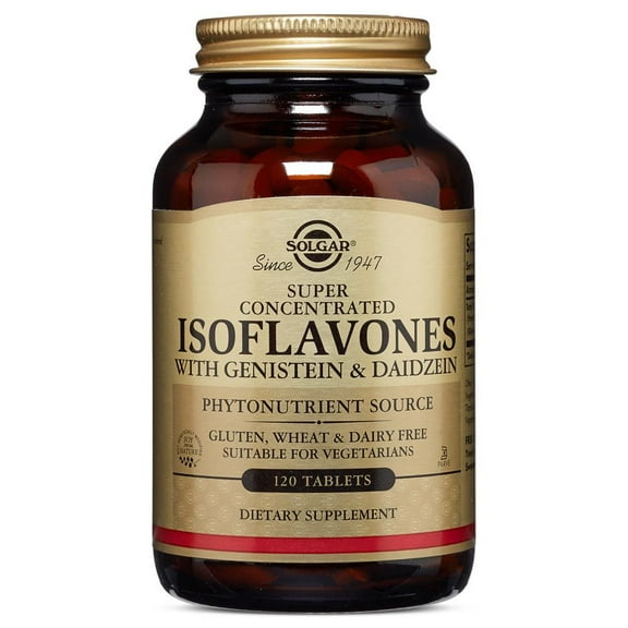Solgar Non-GMO Super Concentrated Isoflavones Tablets, 120 Ct