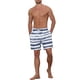 thumbnail image 2 of INSPIRAR CHIC Pantalones de baño de verano para hombres con patrón de teñido anudado, cintura elástica, 34 multicolores, 2 of 5