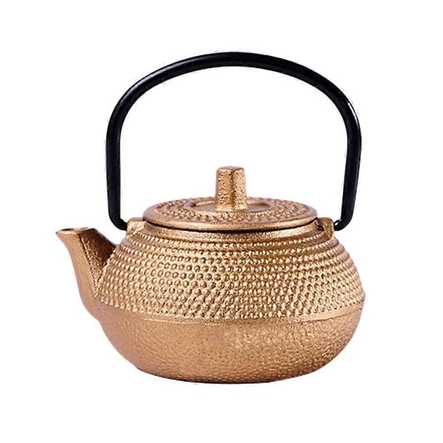 Decorative Small Tea Kettle Cast Iron Teapot Tabletop Ornament Adornment