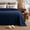 Navy Blue, variant on CalFancy Heated Blanket Full Size, 72" x 84" Electric Blanket with Ultra Soft Taffeta & Sherpa, Waffle Texture Design, 10 Heat Levels, 8H Timer, ETL&FCC Certified, Light Brown