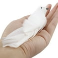 12 Pcs Artificial Birds Clip on Feather Birds Christmas Wedding
