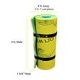 thumbnail image 6 of Aqua Lily Pad Tadpole Double Adult Floating Foam Lounger Mat, Green/Yellow, 6 of 8