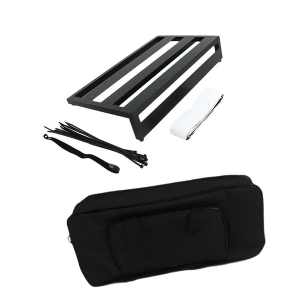 Pedal de guitarra, pedalboard de efecto, pedalero de bajo estable multifunción con bolsa para guitarra eléctrica, bajo , L L
