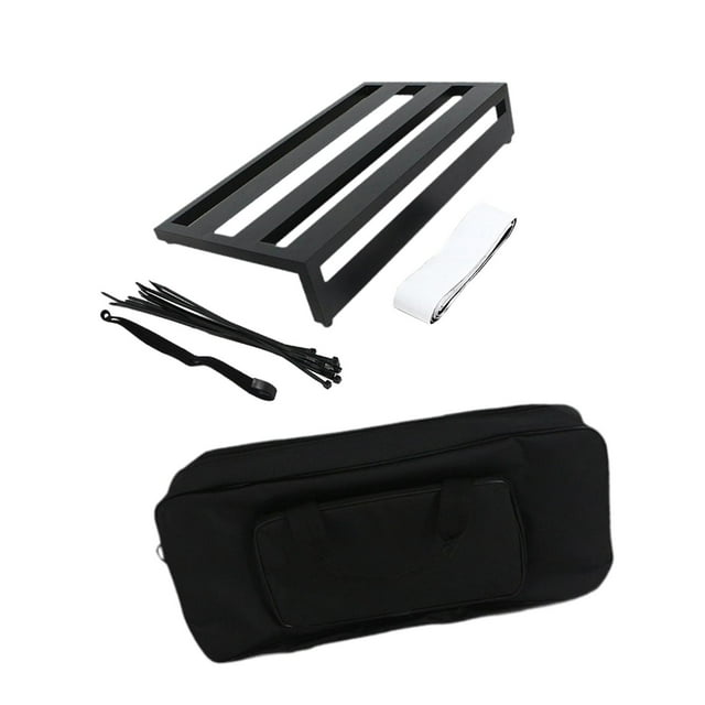 Pedal de guitarra, pedalboard de efecto, pedalero de bajo estable multifunción con bolsa para guitarra eléctrica, bajo , L L