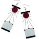thumbnail image 1 of Pendientes de Tanjiro Pendientes Hanafuda de Kamado Tanjirou para regalo de anime, 1 of 5