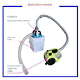 thumbnail image 3 of 4X Dust Collector Cyclone Mini Small Industrial Extractor Woodworking Tool Vacuum Cleaner Filter Separation Home DIY, 3 of 7