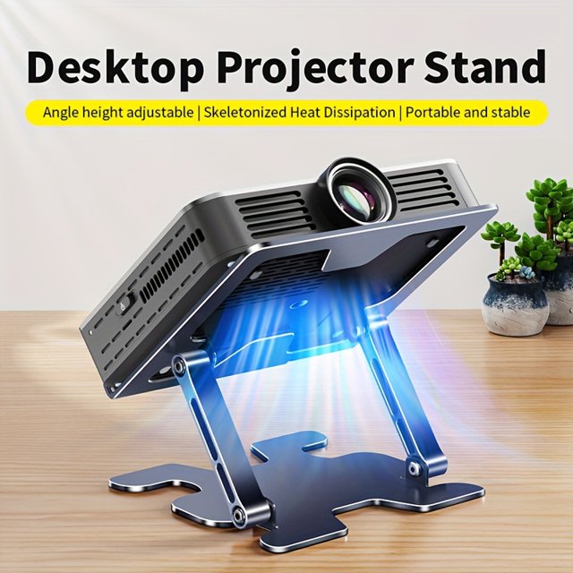 Lindbes 10-15.6” Adjustable Aluminum Alloy Laptop and Projector Stand - Ergonomic Thickened Notebook Riser Holder with Smooth Height Adjustment Universal Compatibility for Air Pro Dell