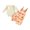 Beige, variant on RUINIXCW Baby Girl Halloween Outfit Ribbed Long Sleeve Romper and Bow Pumpkin Floral Print Overalls 2 Pcs Set