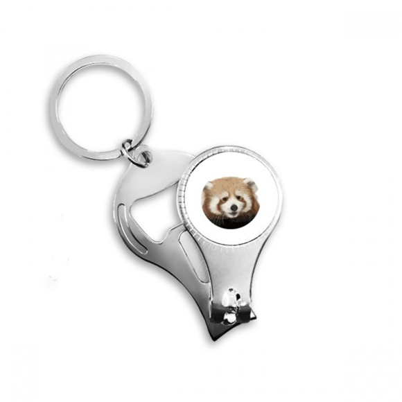 brown jungle civet cats lovely little nail nipper key chain bottle opener clipper