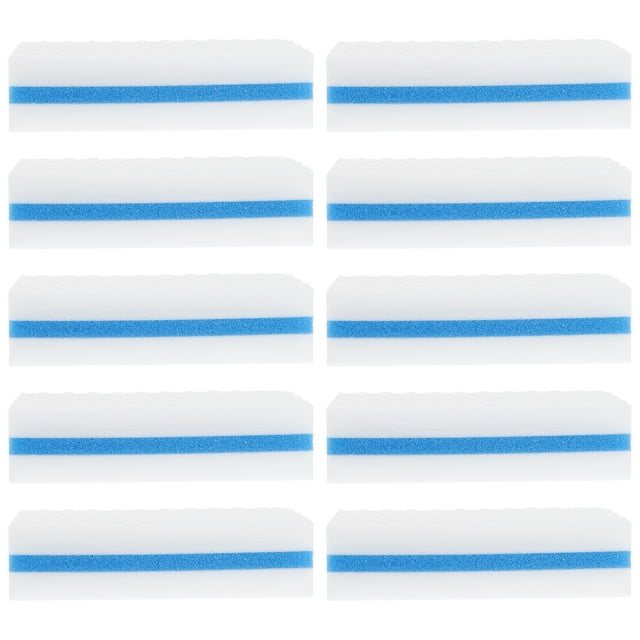 10pcs Lavavajillas Esponja Tres capas Limpiador de esponja de tres capas Esponja de cocina reutilizable