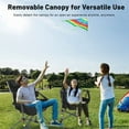 thumbnail image 6 of Portable Hammock Camping Chair with Adjustable Canopy, Foldable Swing & Rocking Design, Shade, Cup Holder for Camping & Picnic (1 Pack), 6 of 6